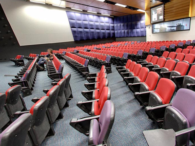 Auditorium seating at La Trobe University Melbourne